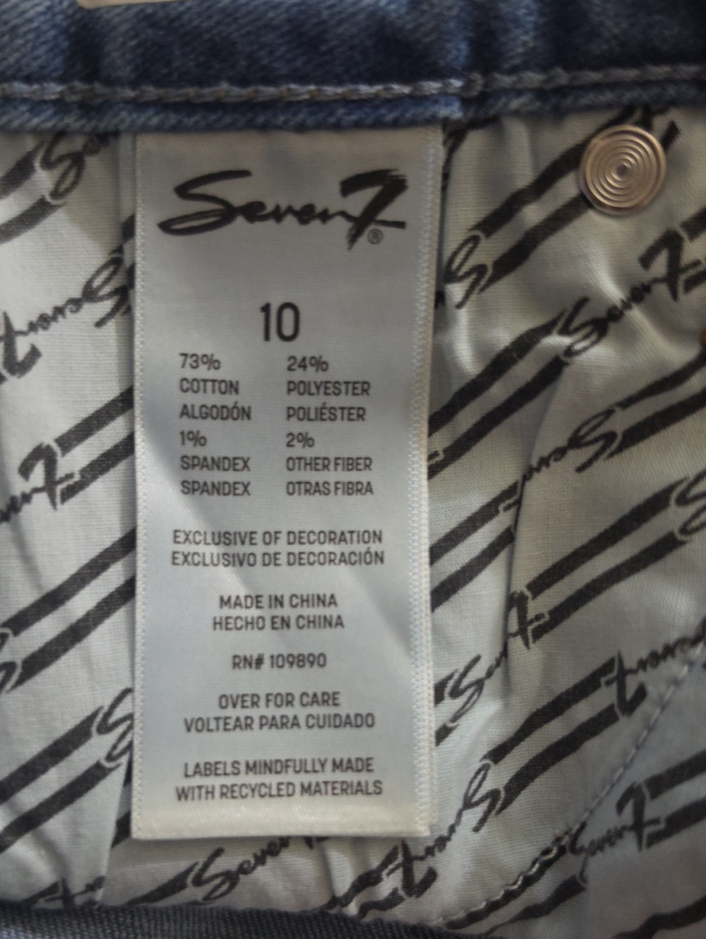 Seven7 Women's Weekend Short Size 10 Divine - Picture 8 of 8
